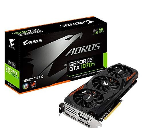 Gigabyte GeForce GTX 1070 Ti Aorus 8G, 8192 MB GDDR5 (Generalüberholt)