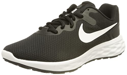 Nike Herren Revolution 6 Laufschuh, Black/White-Iron Grey, 44 EU