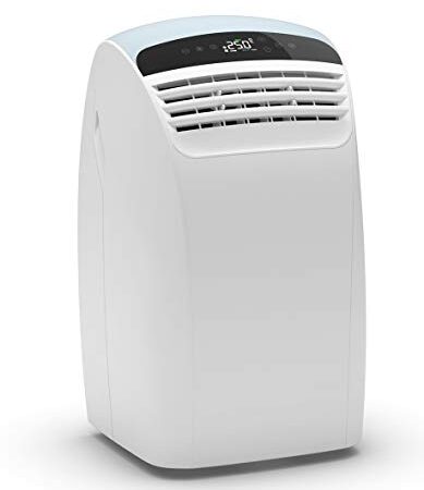 Olimpia Splendid 02141 Dolceclima Silent 12 A+ WiFi Mobiles Klimagerät 12.000 BTU/h max, 2,7 kW, Gas R290, Italienisches design, white