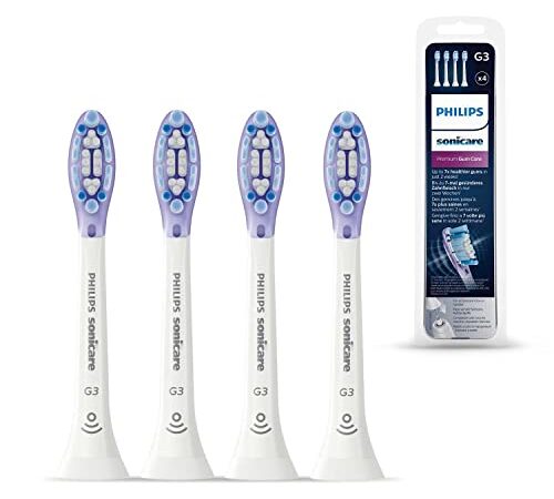 Philips Sonicare G3 Premium Gum Care Standard-Bürstenköpfe für Schallzahnbürste (Modell HX9054/17)