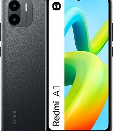 Xiaomi Redmi A1 Smartphone (6.52 Zoll, 32GB Speicherplatz, 5000 mAh Akku) Handy, Schwarz