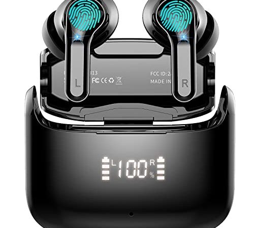 Bluetooth Kopfhörer, Kopfhörer Kabellos Bluetooth 5.3 In Ear Kopfhörer mit 4 ENC Mikrofon, 2023 Neue Kabellose Kopfhörer Noise Cancelling Earbuds mit 40H Deep Bass, USB-C, IP7 Wasserdicht Ohrhörer