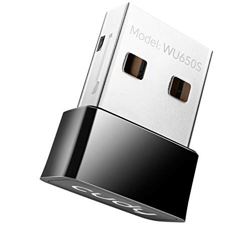 Cudy AC650 USB WLAN Stick, WLAN Adapter für PC - Nano-Größe, Kompatibel mit Windows XP, 7, 8, 8.1,10, Mac OS 10.10-10.14, WU650