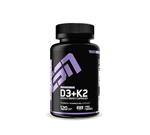 ESN Vitamin D3+K2, 120 Kapseln