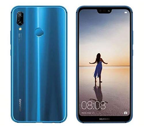 Huawei P20 Lite Smartphone 64 GB, Marke Tim, Dunkelblau [Italien] (Zertifikat)