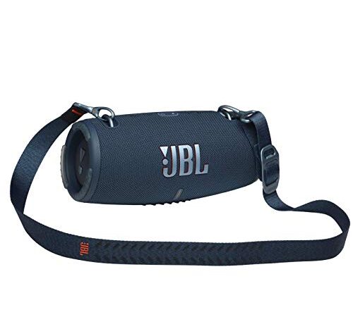 JBL Xtreme 3 Musikbox in Blau – Wasserdichter, portabler Stereo Bluetooth Speaker mit integrierter Powerbank – Mit nur einer Akku-Ladung bis zu 15 Stunden Musikgenuss