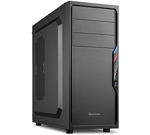 Sharkoon VS4-V PC-Gehäuse (2x USB 3.0, ATX) schwarz