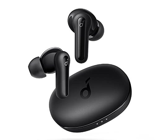 Soundcore by Anker Life P2 Mini Bluetooth Kopfhörer, In Ear Kopfhörer mit 10mm Audiotreiber, intensiver Bass, EQ, Bluetooth 5.2, 32 Std Akku, Aufladen mit USB-C, minimalistisches Design