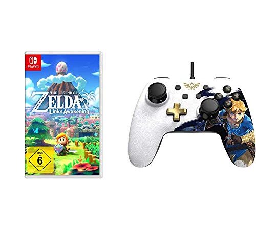 The Legend of Zelda: Link's Awakening [Nintendo Switch] & Erweiterter kabelgebundener PowerA-Controller f√ºr Nintendo Switch ‚Äì Link [ ]