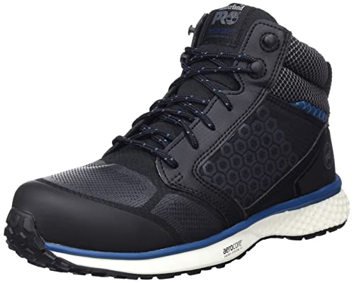 Timberland PRO Herren Reaxion Nt FP S3 Brandschutzschuhe, Black Morrocan Blue, 43 EU